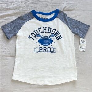 OshKosh B'gosh Touchdown Pro Tee - White, Blue, and Gray